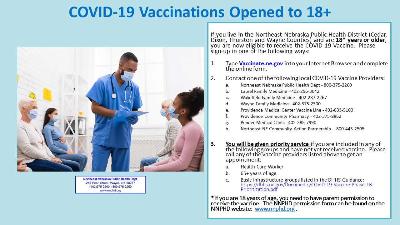 Vaccine Registration All Ages 03.25.2021 Opens in new window